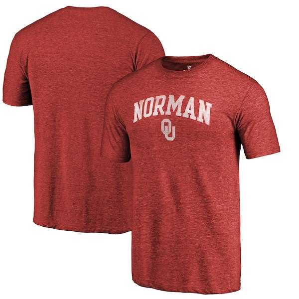Oklahoma Sooners Fanatics Branded Crimson Hometown Arched City Tri Blend T-Shirt,We sell and wholesale Oklahoma Sooners Fanatics Branded Crimson Hometown Arched City Tri Blend T-Shirt on line form chian!